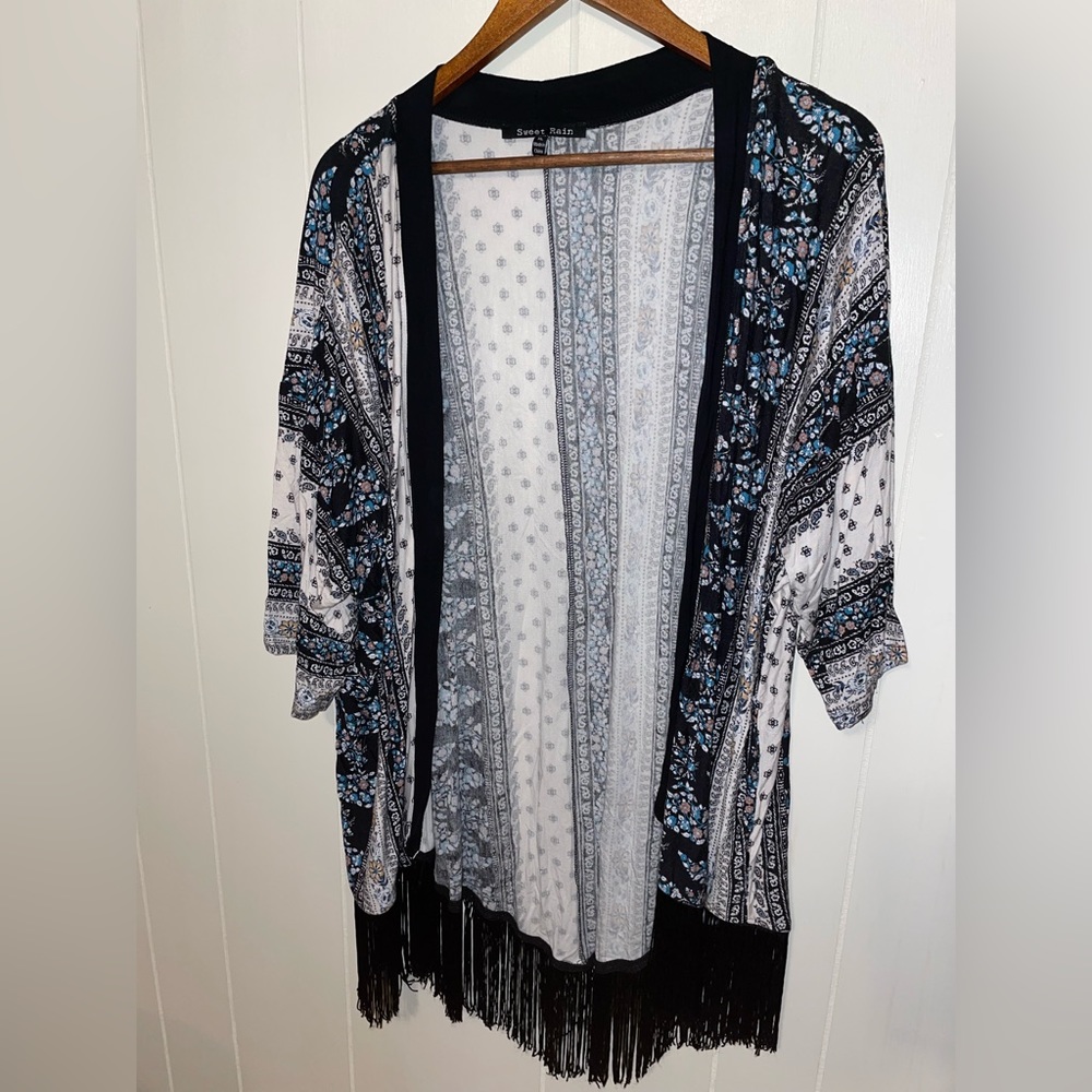 Floral cardigan